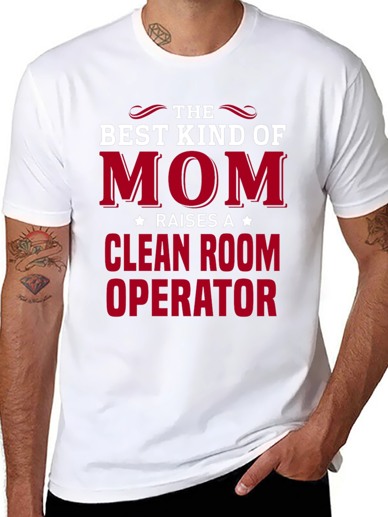 Best Kind of Mom Clean Room Operator T-Shirt
