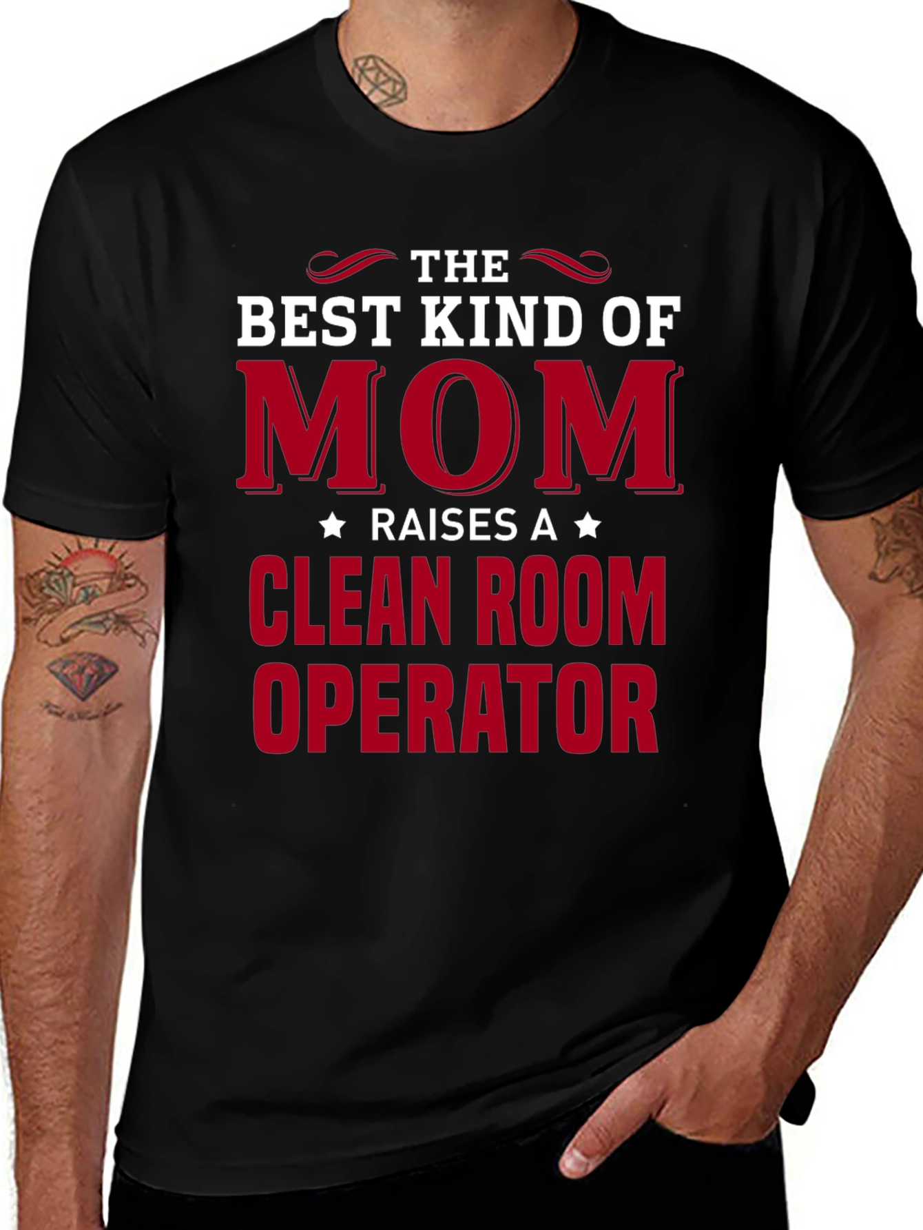 Best Kind of Mom Clean Room Operator T-Shirt