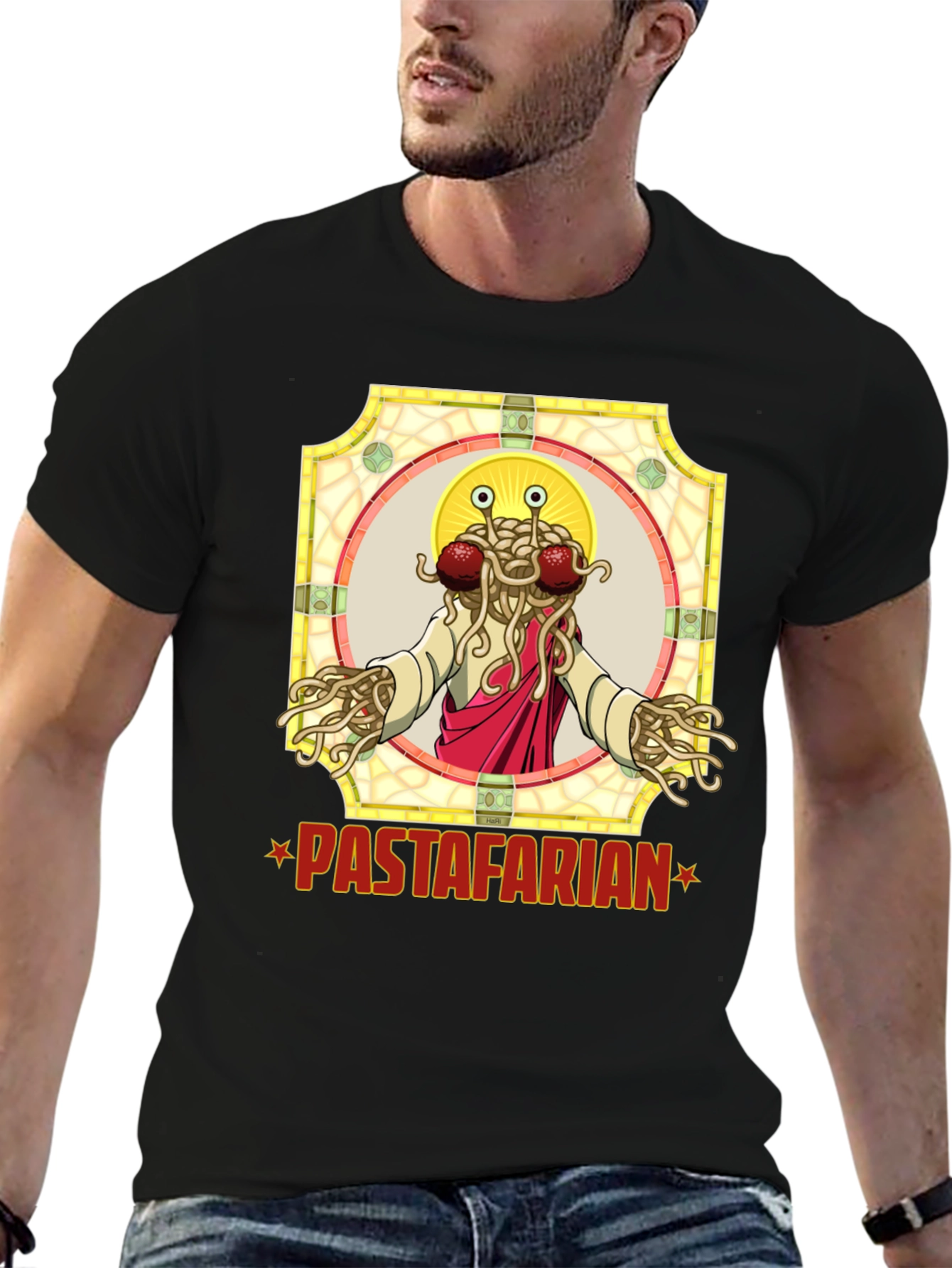 Pastafarian T-Shirt - Flying Spaghetti Monster