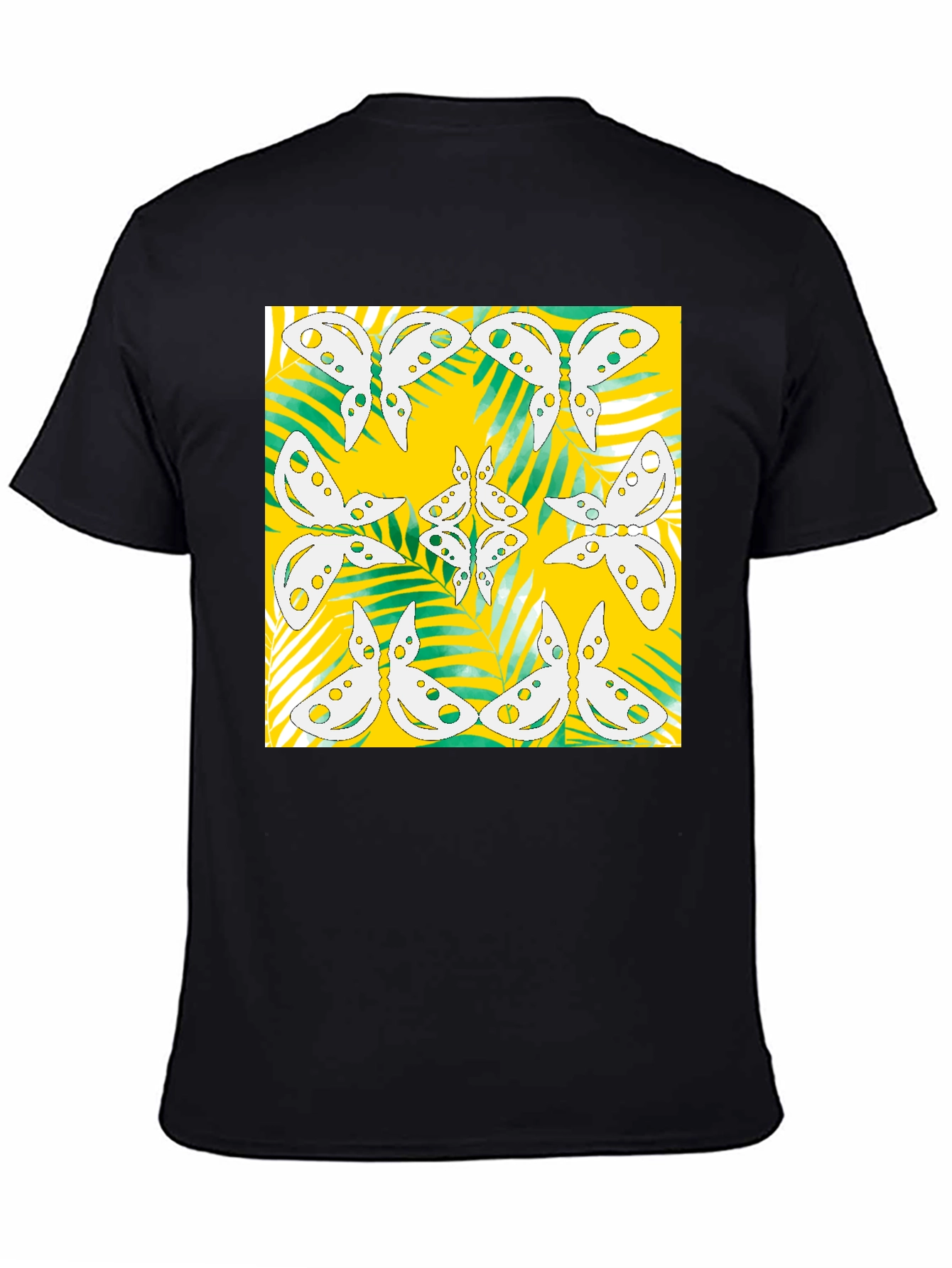 Butterfly Pattern Graphic Tee