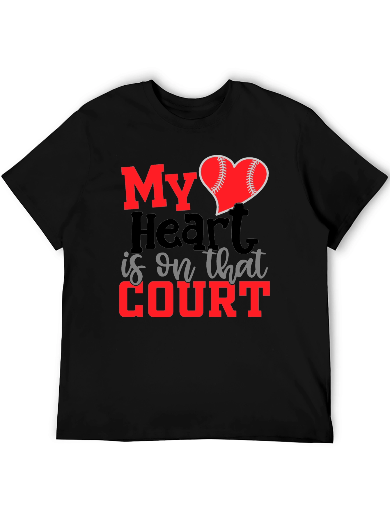 My Heart is on That Court T-Shirt