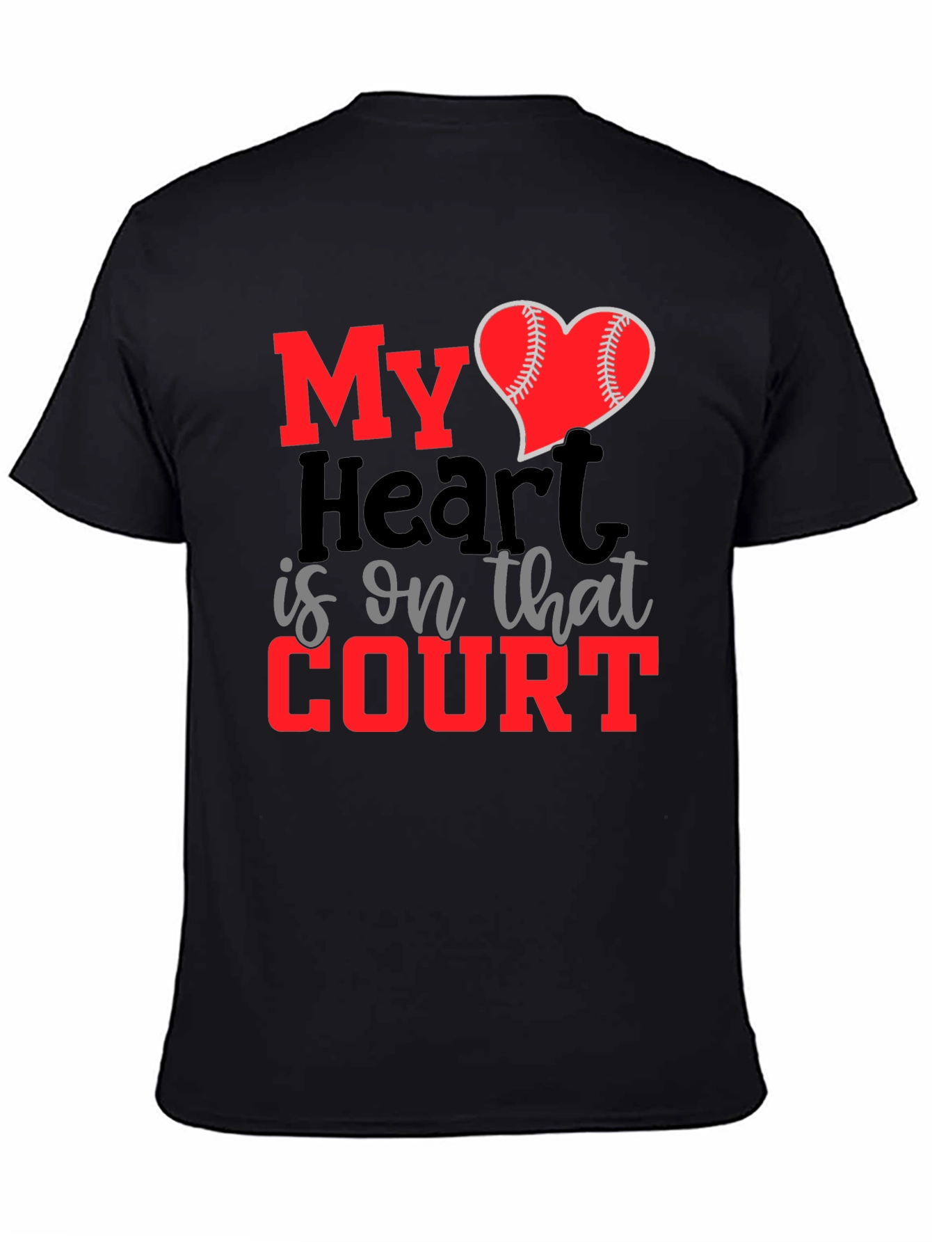 My Heart is on That Court T-Shirt