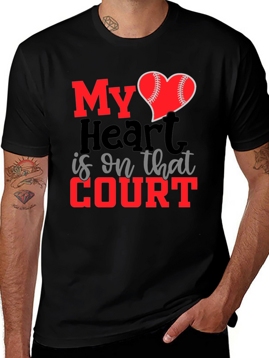 My Heart is on That Court T-Shirt