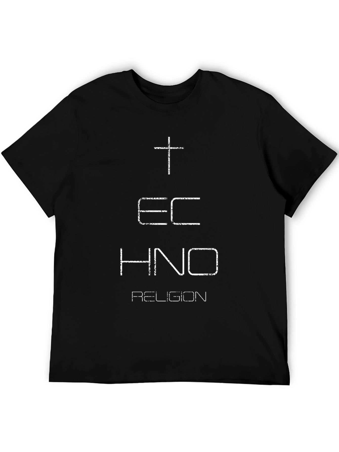 Techno Religion T-Shirt - Black