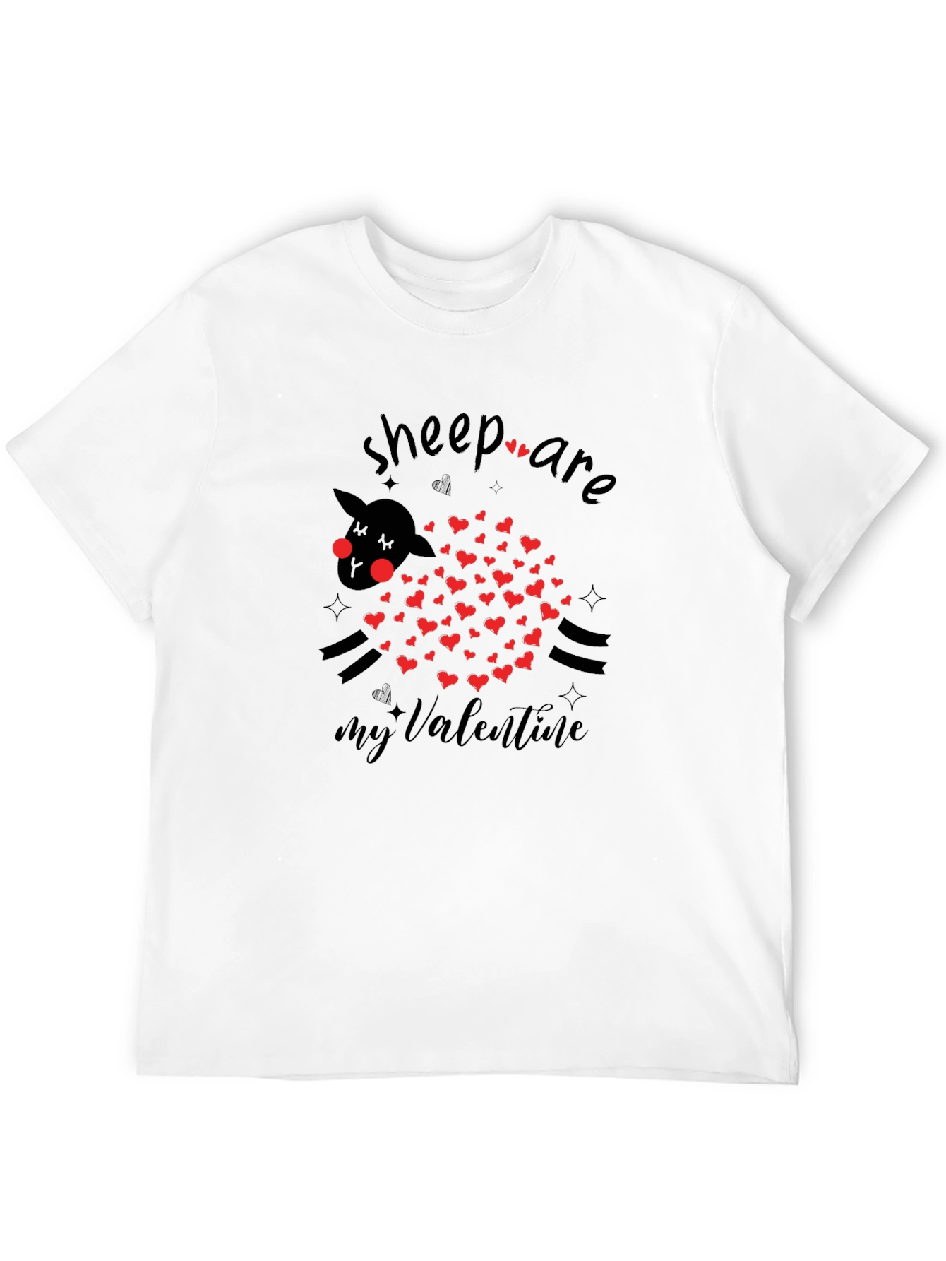 Sheep Are My Valentine Graphic Tee