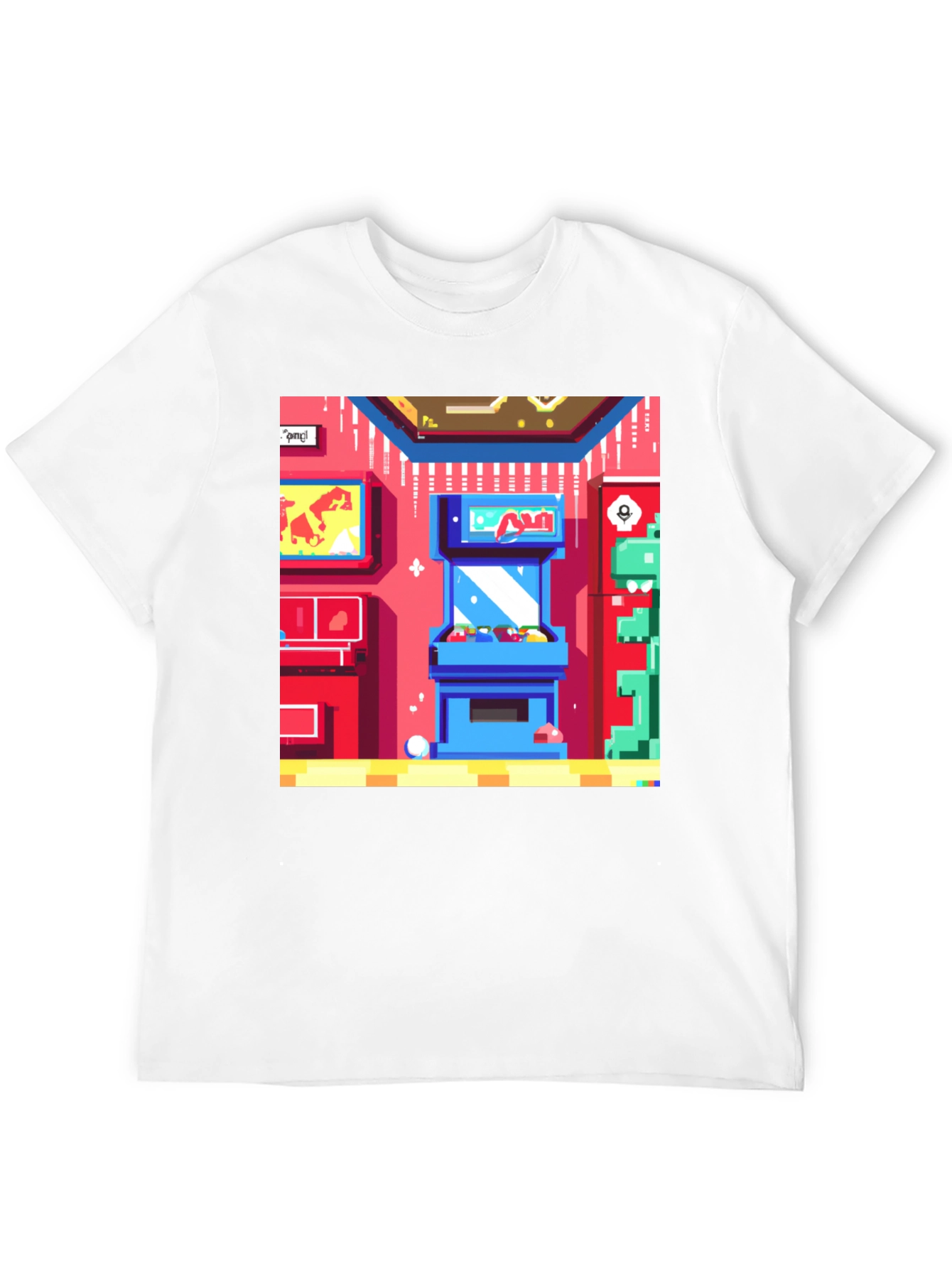 Retro Arcade Gamer T-Shirt - Black Cotton Tee