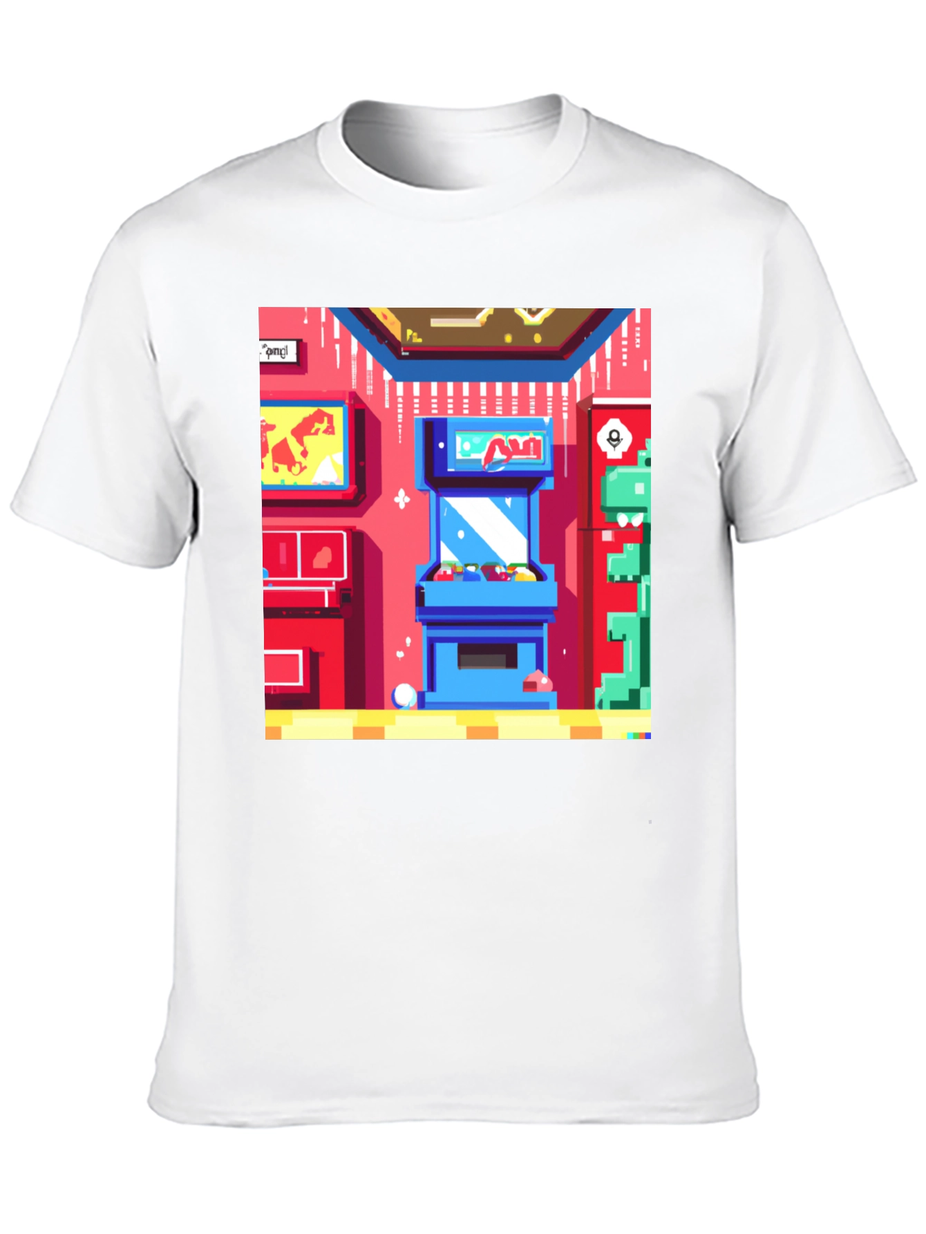 Retro Arcade Gamer T-Shirt - Black Cotton Tee