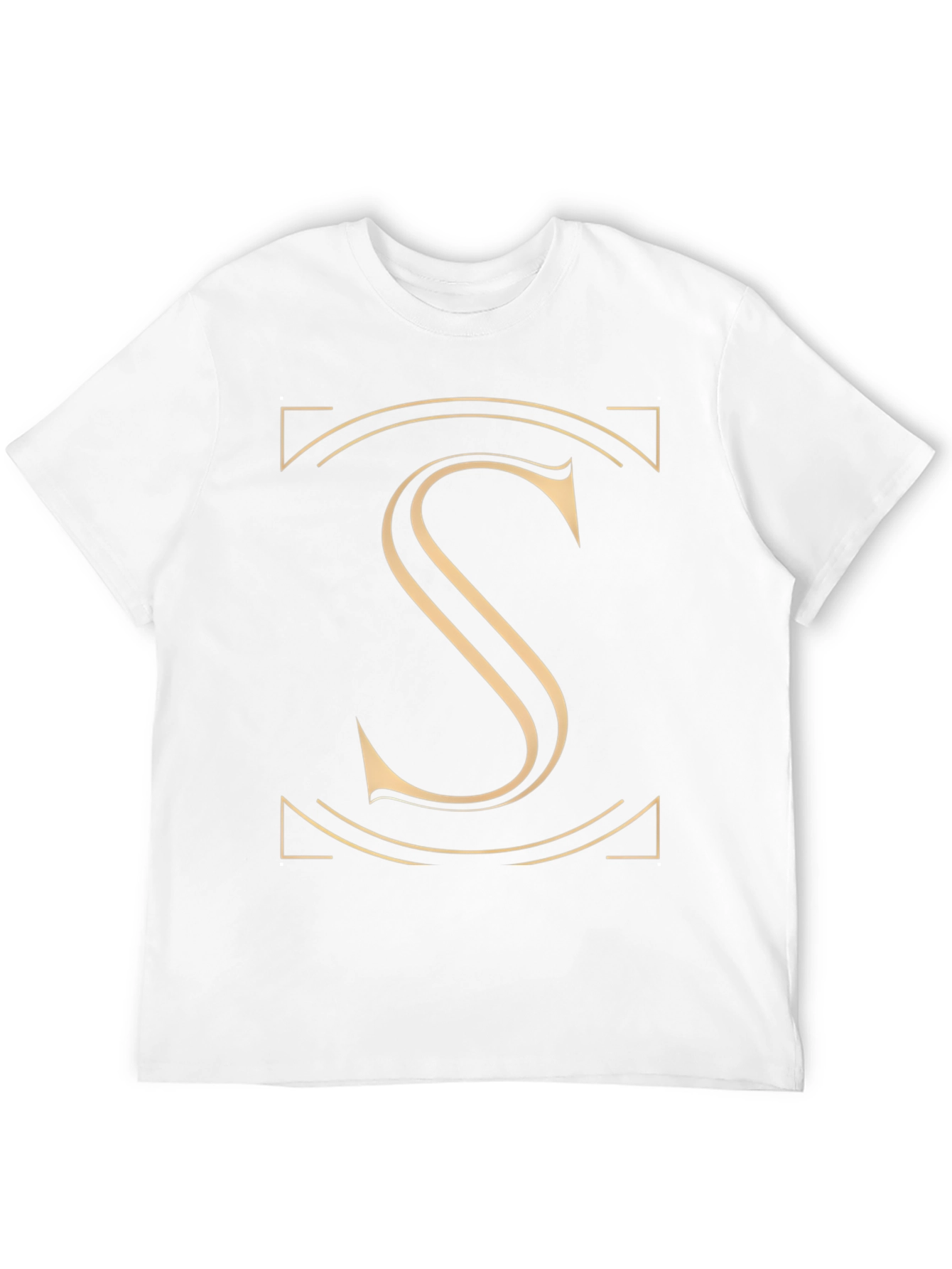 Elegant Initial S Graphic T-Shirt - Stylish Design