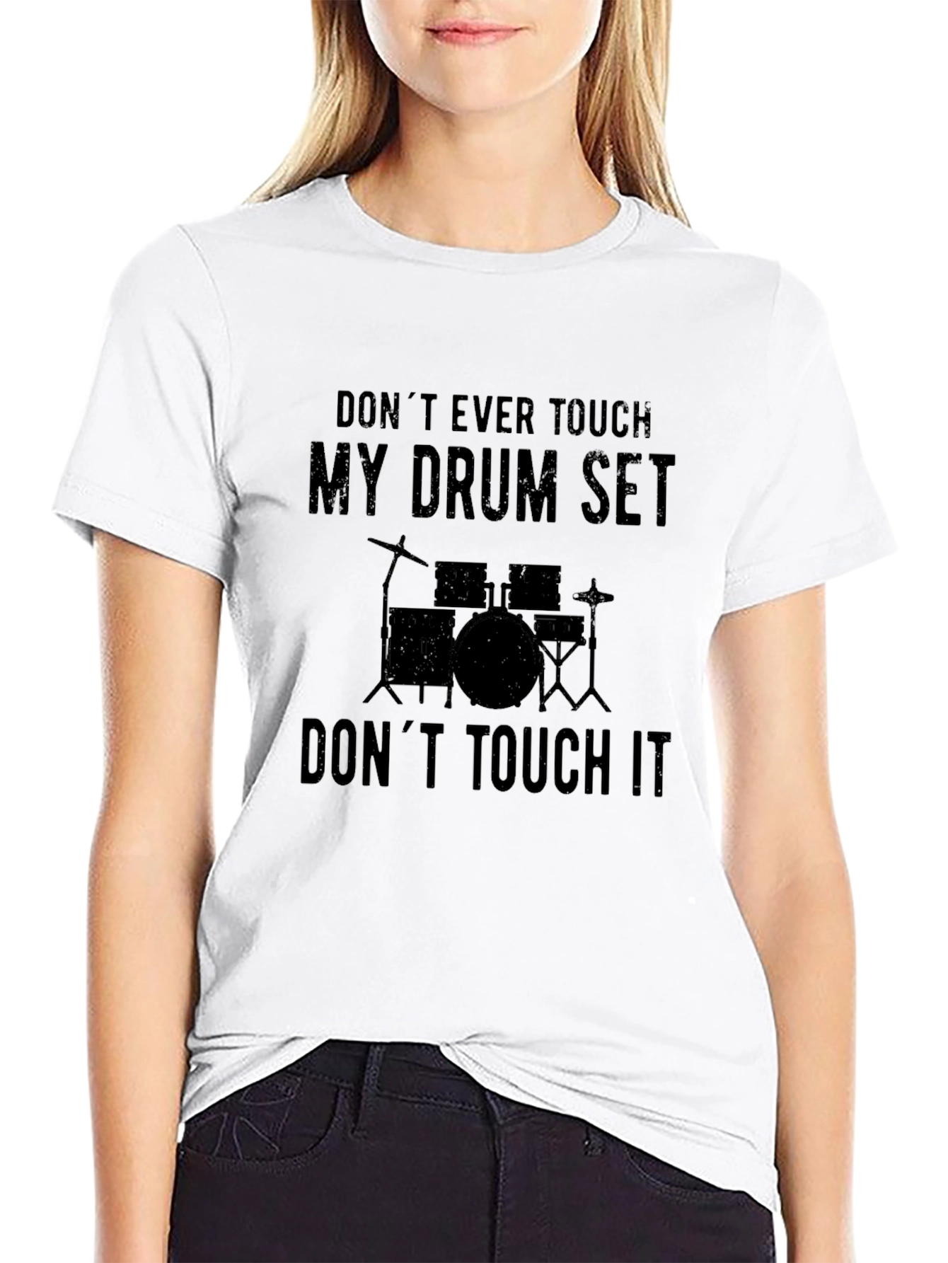 My Drum Set T-Shirt - Musician Humor Tee