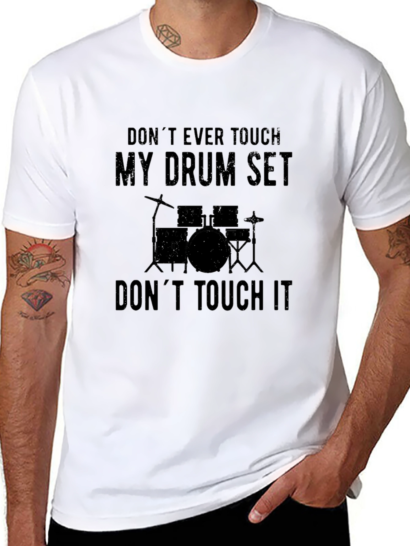 My Drum Set T-Shirt - Musician Humor Tee