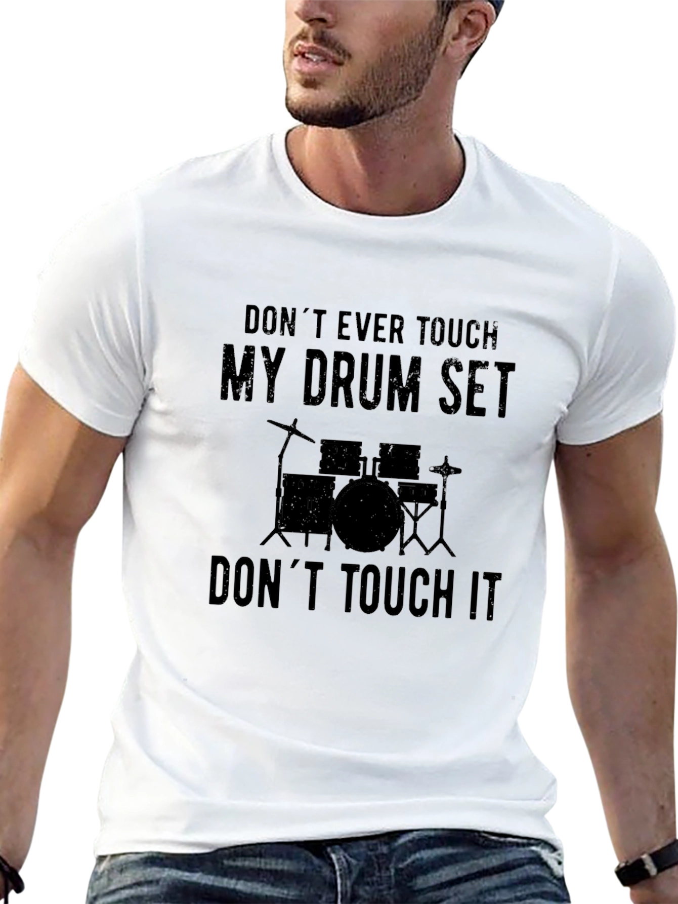My Drum Set T-Shirt - Musician Humor Tee