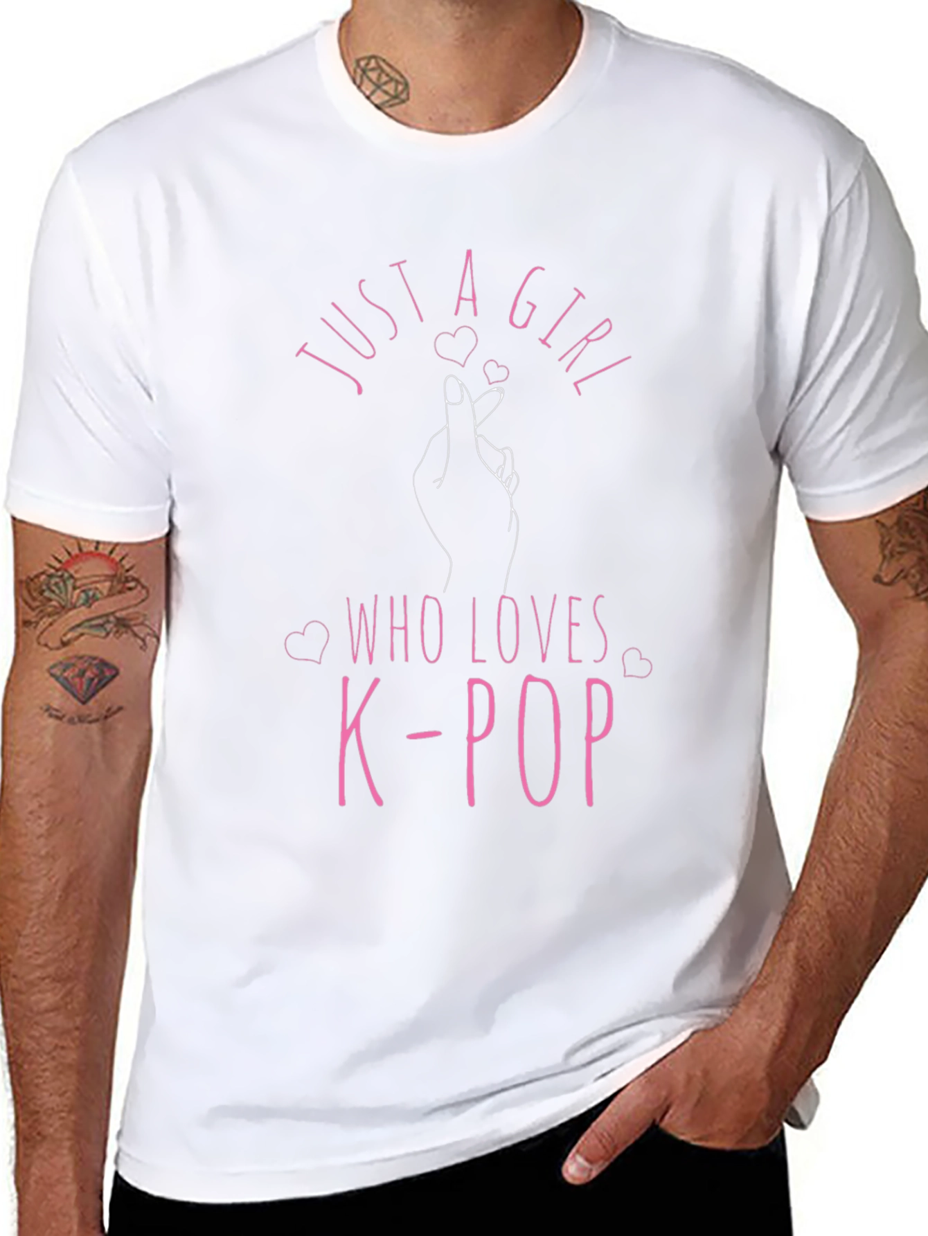 Just a Girl Who Loves K-Pop T-Shirt