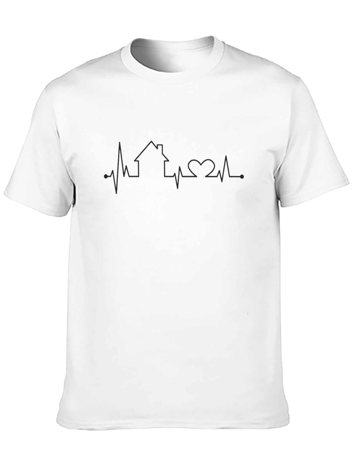 Home & Heartbeat T-Shirt - Stylish Graphic Tee