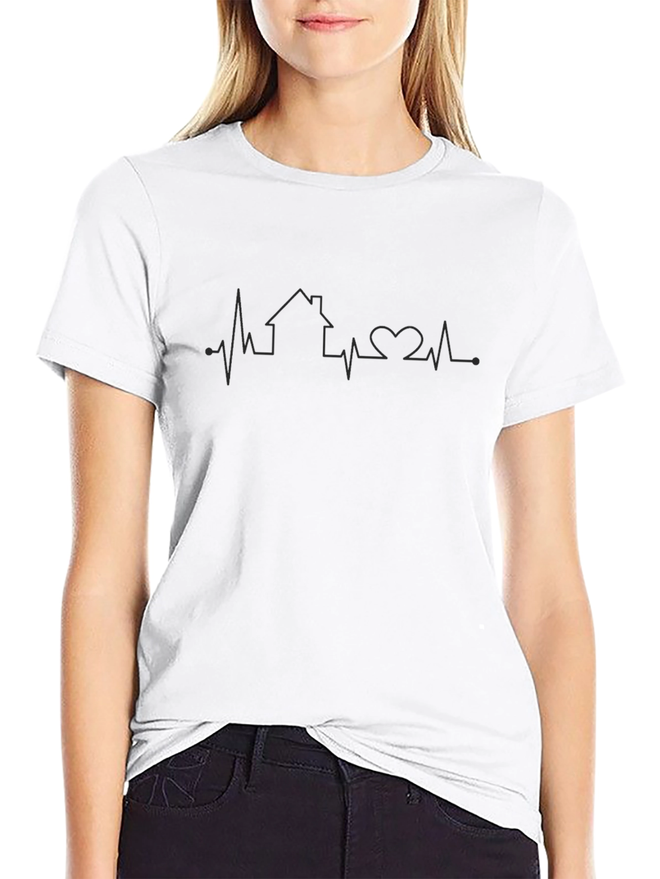 Home & Heartbeat T-Shirt - Stylish Graphic Tee