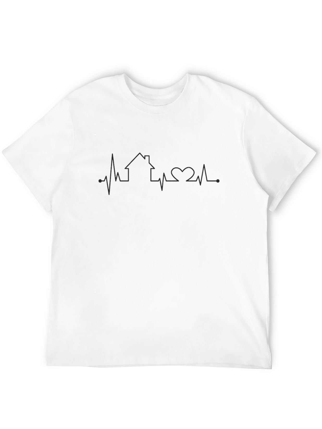 Home & Heartbeat T-Shirt - Stylish Graphic Tee