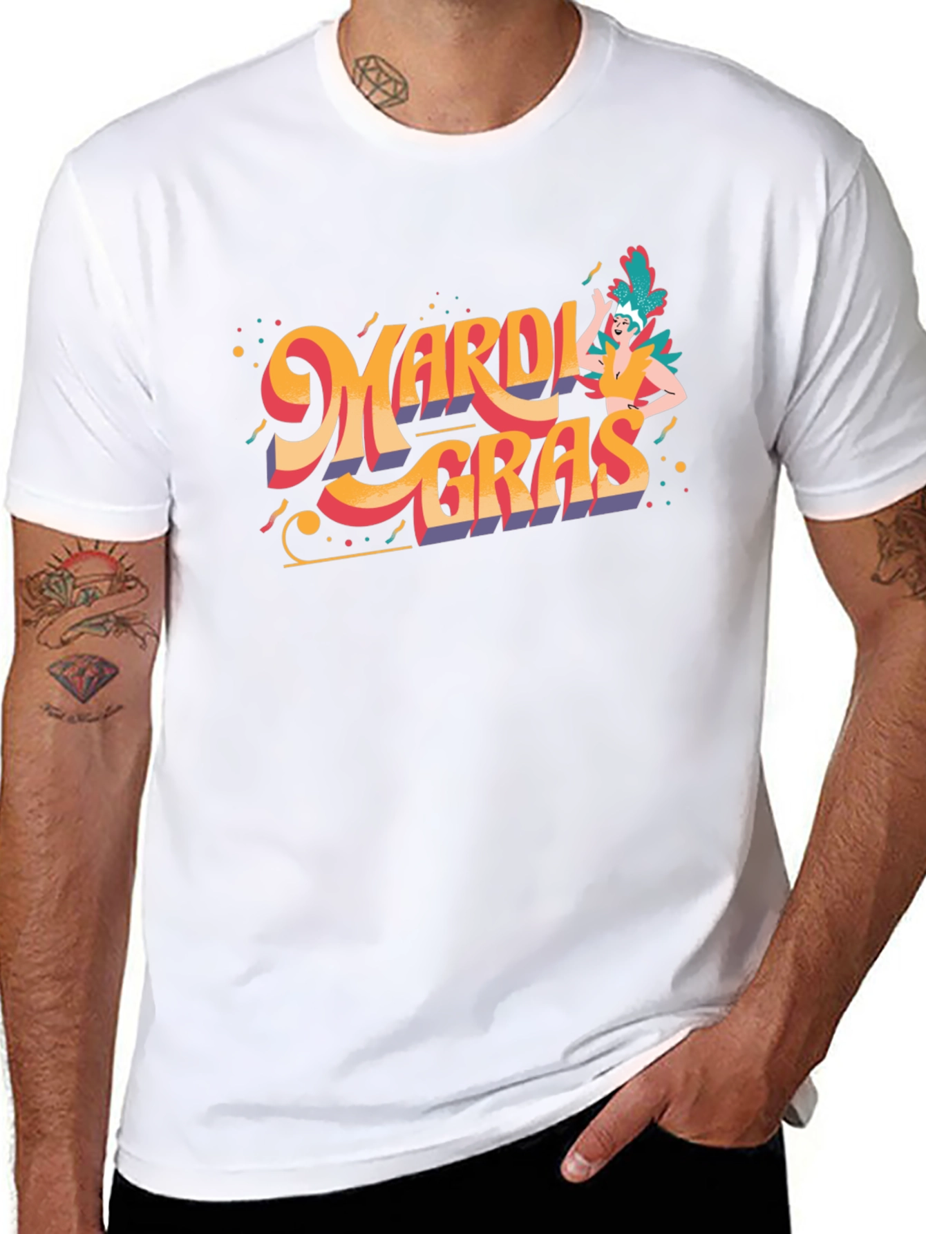 Mardi Gras Graphic Tee