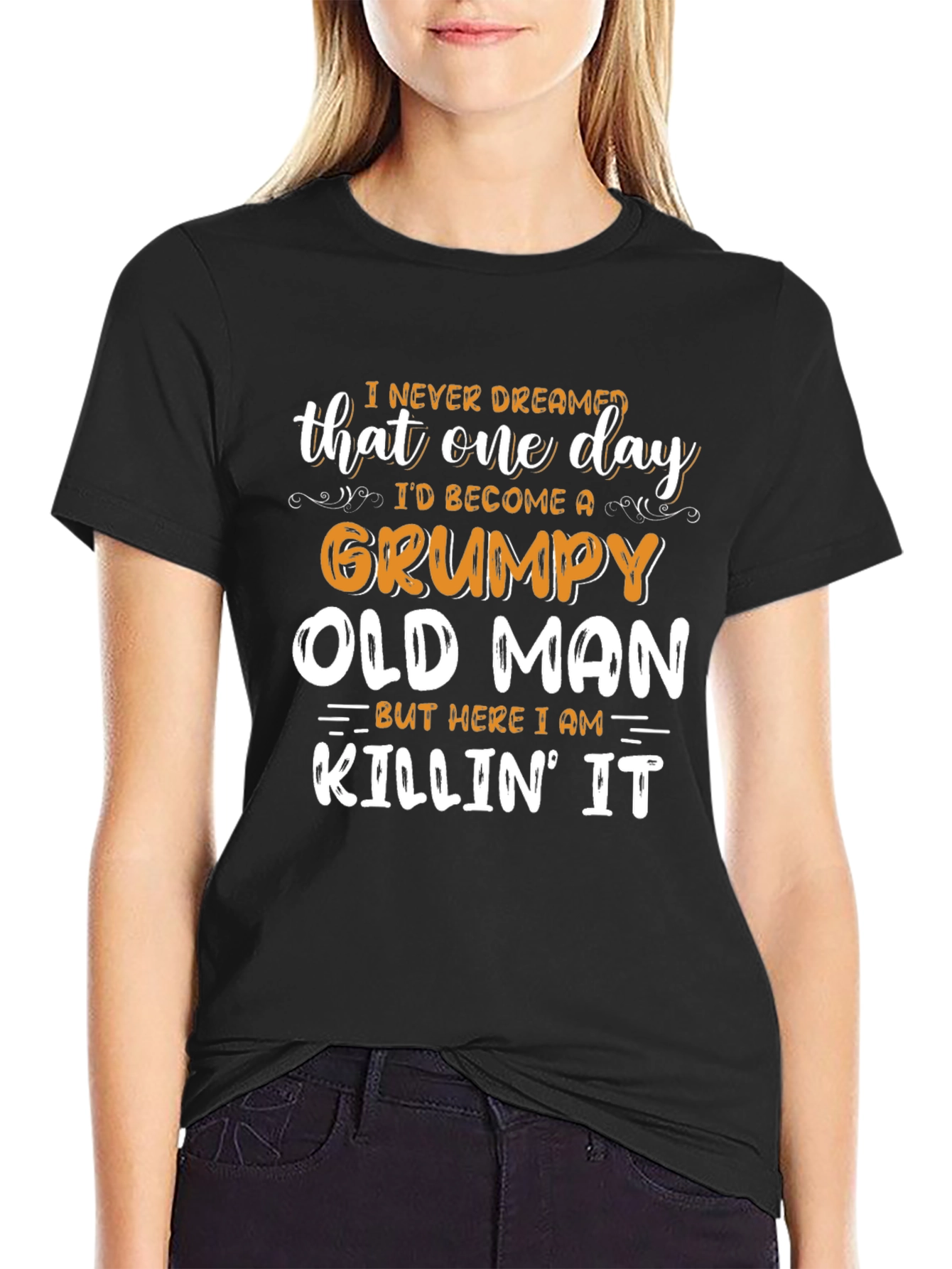 Grumpy Old Man Graphic Tee - Killin It
