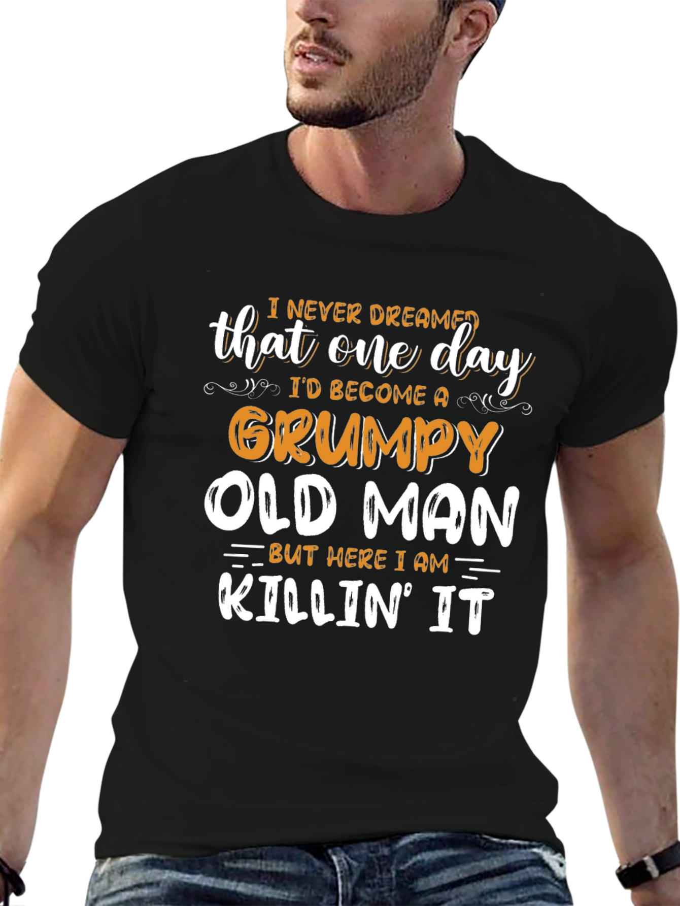 Grumpy Old Man Graphic Tee - Killin It