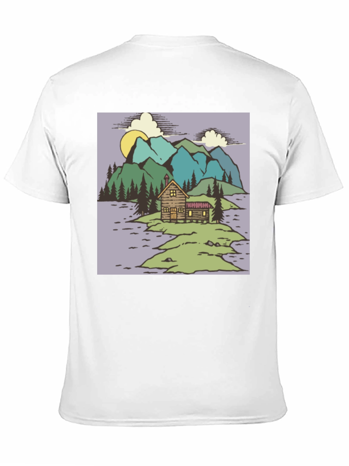 Cabin in the Woods Graphic Tee - Black