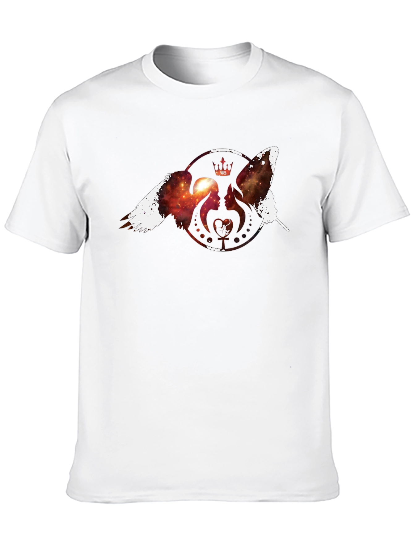 Cosmic Royalty Black T-Shirt - Unique Design