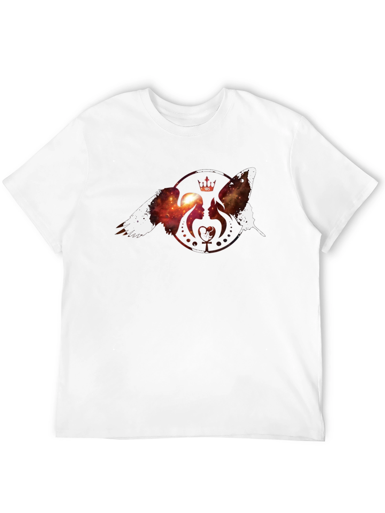 Cosmic Royalty Black T-Shirt - Unique Design
