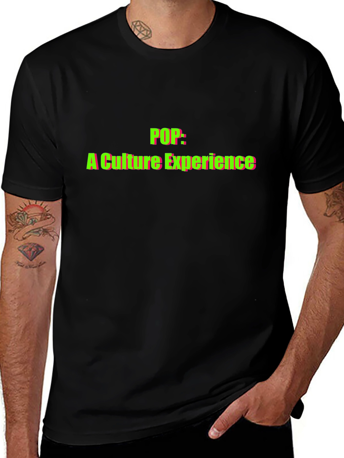 Pop Culture Experience Tee - Black