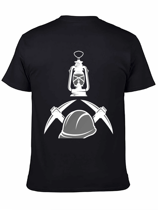 Miners Lantern T-Shirt - Mining Theme Tee