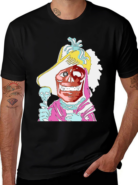 Skeleton Pirate Captain T-Shirt
