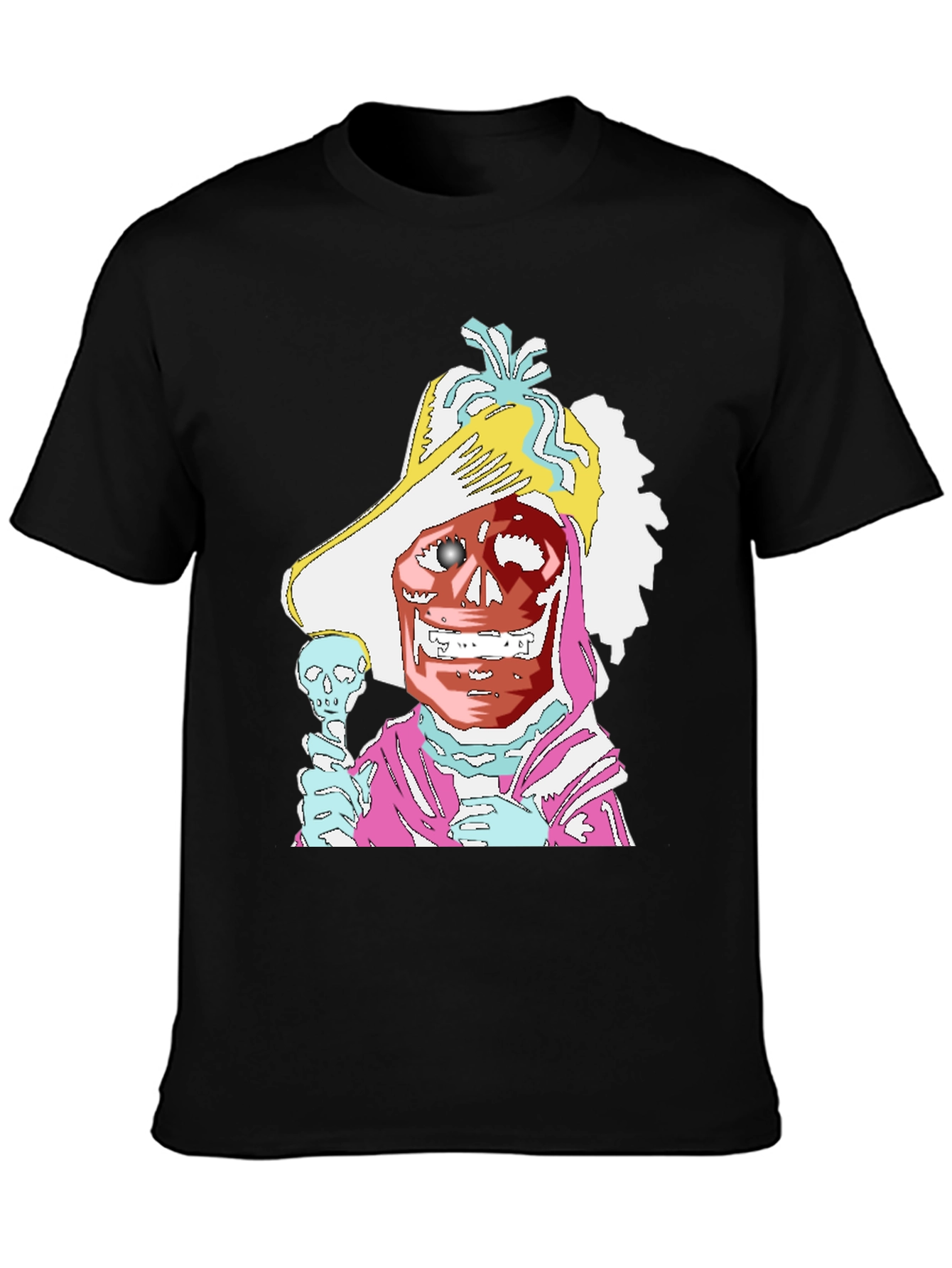 Skeleton Pirate Captain T-Shirt