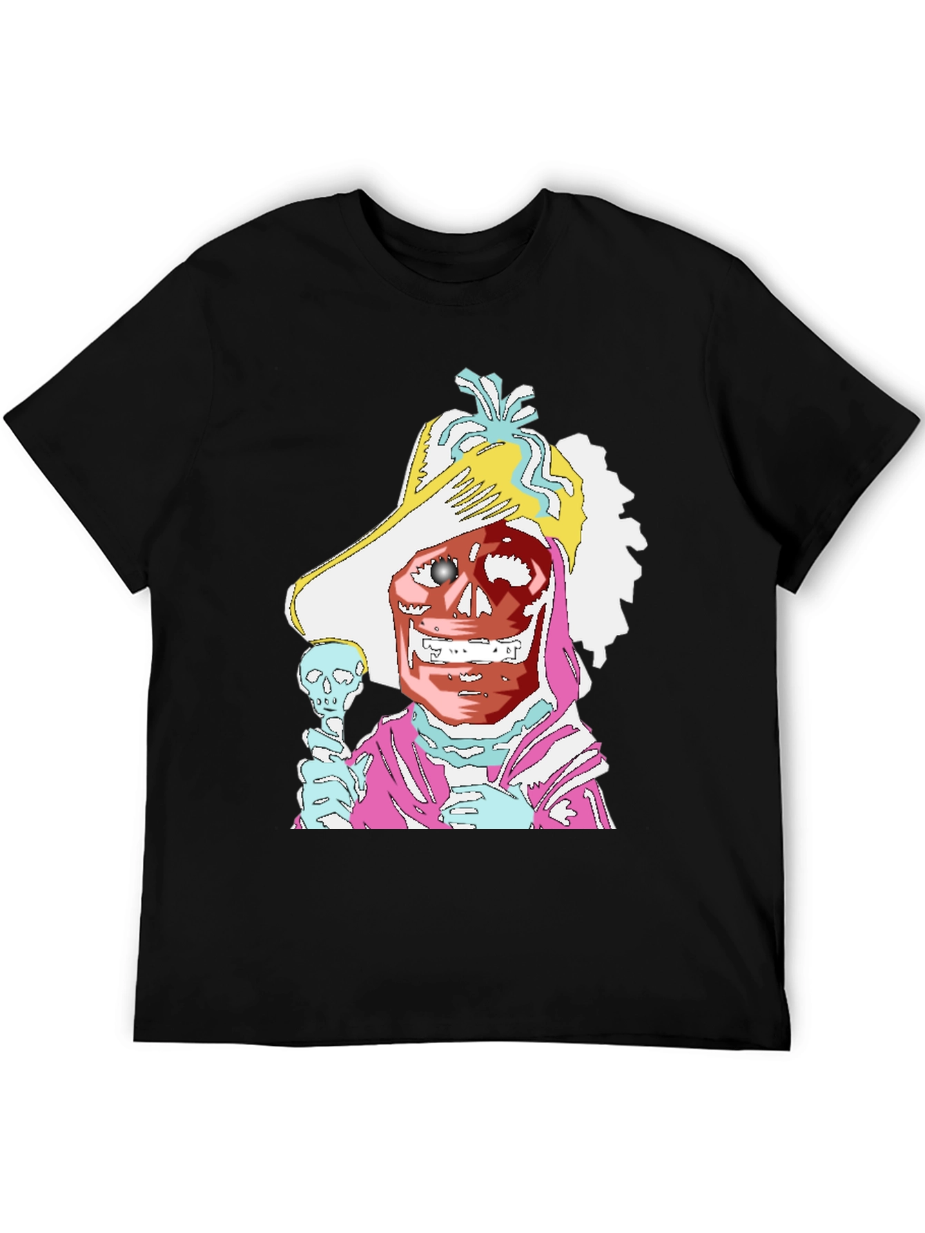 Skeleton Pirate Captain T-Shirt