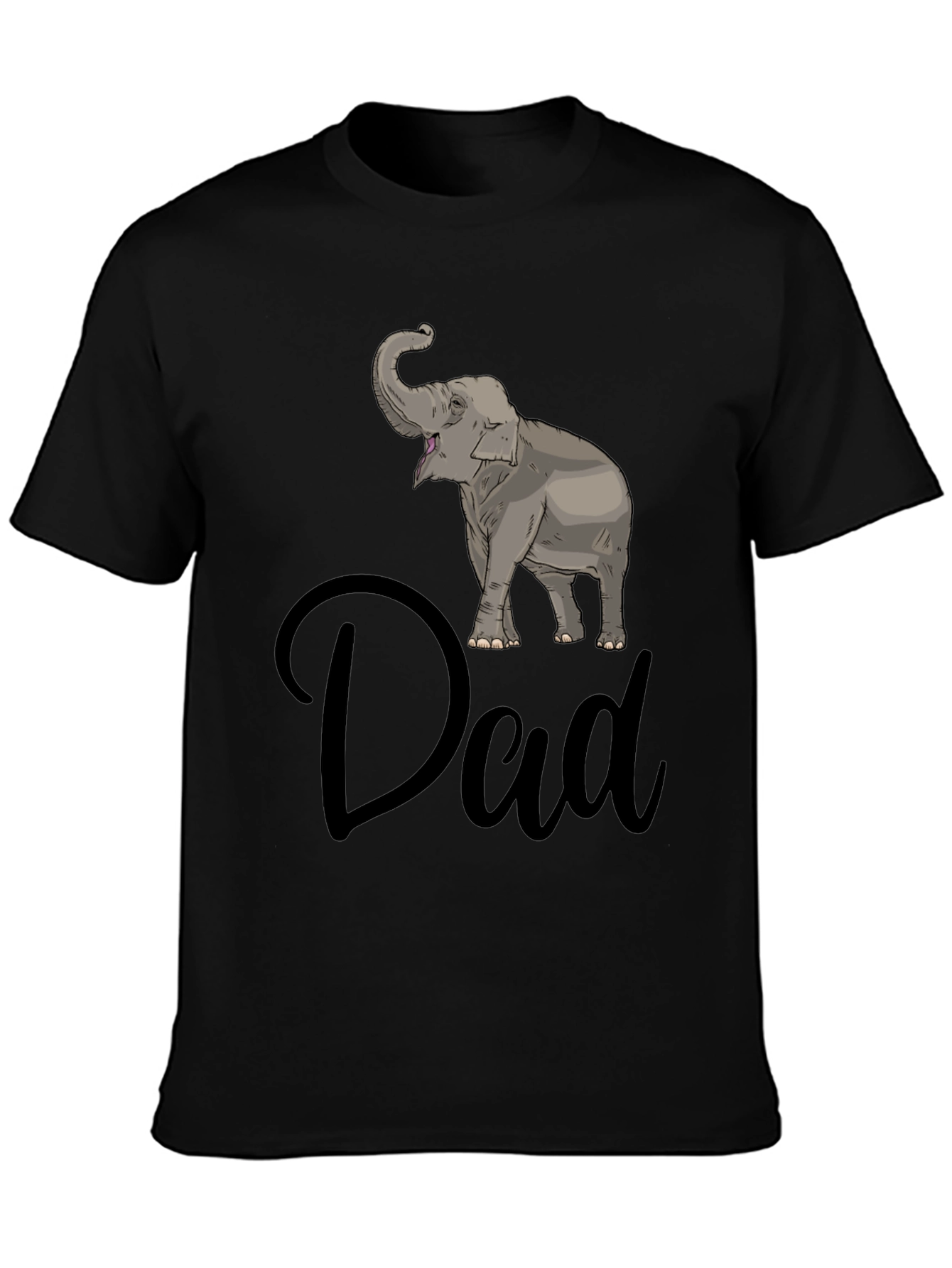 Elephant Dad Graphic T-Shirt