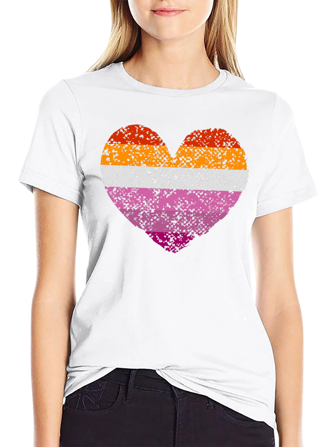 Lesbian Pride Heart T-Shirt