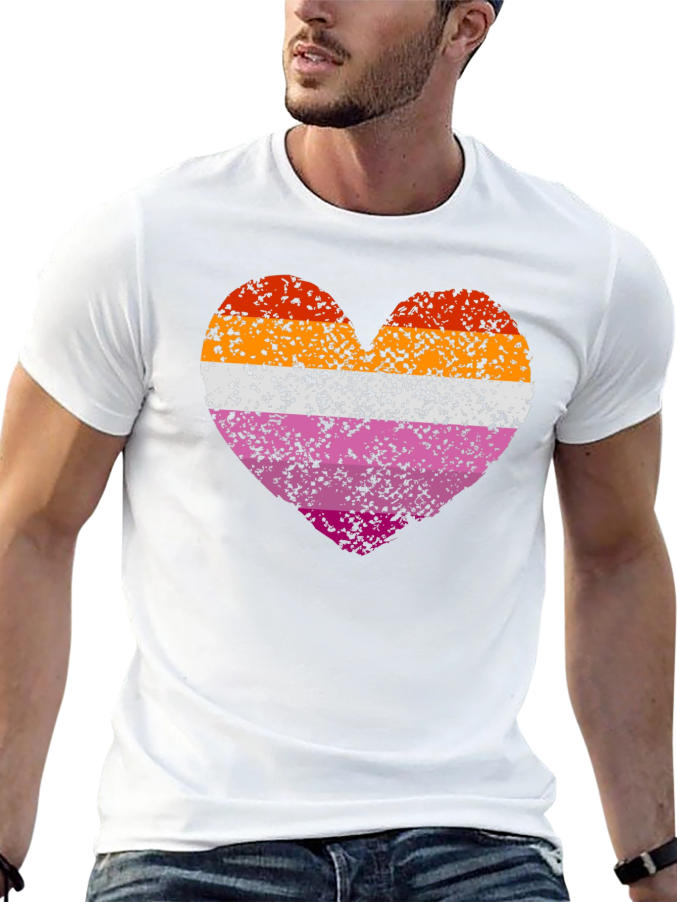 Lesbian Pride Heart T-Shirt