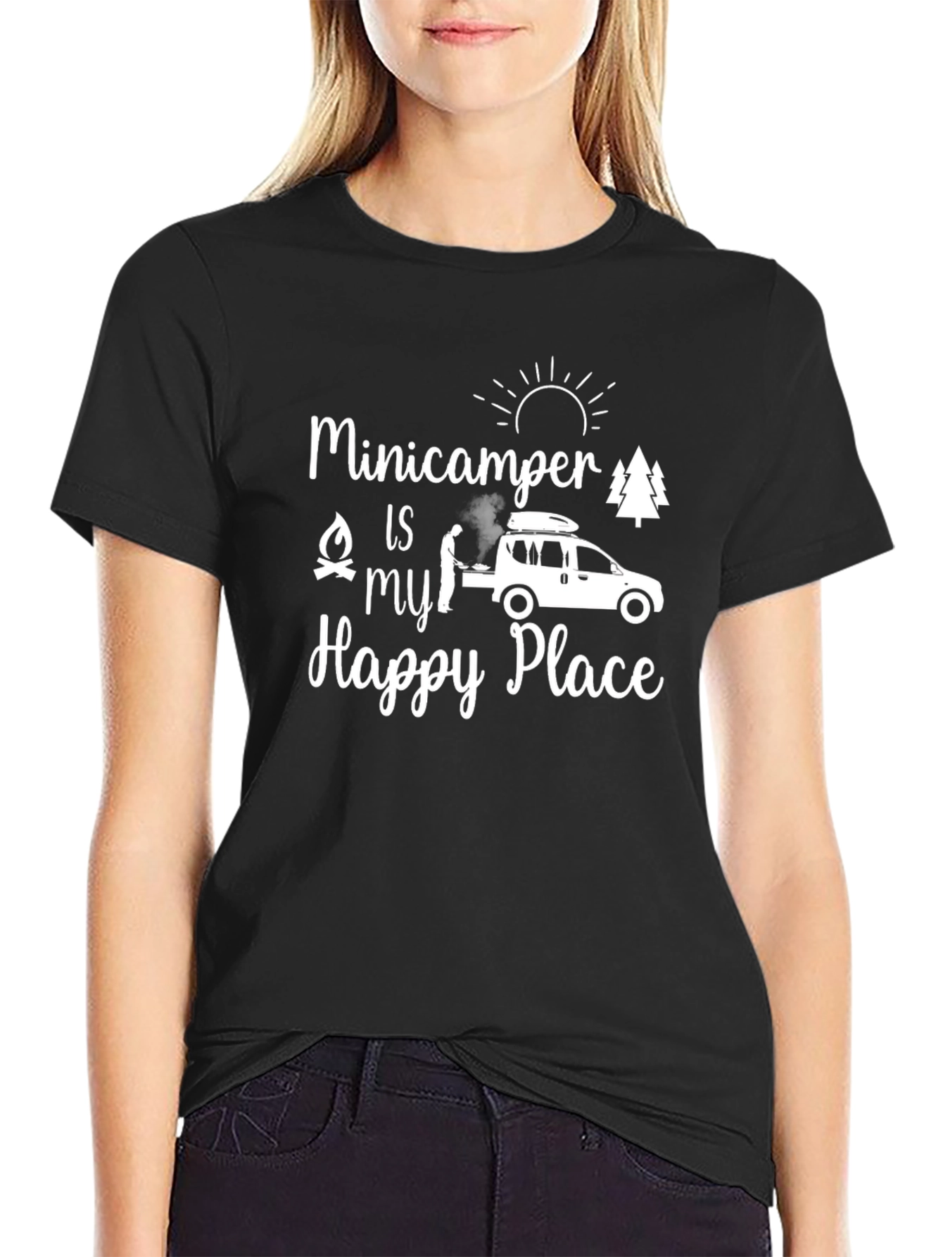 Minicamper Happy Place Graphic Tee