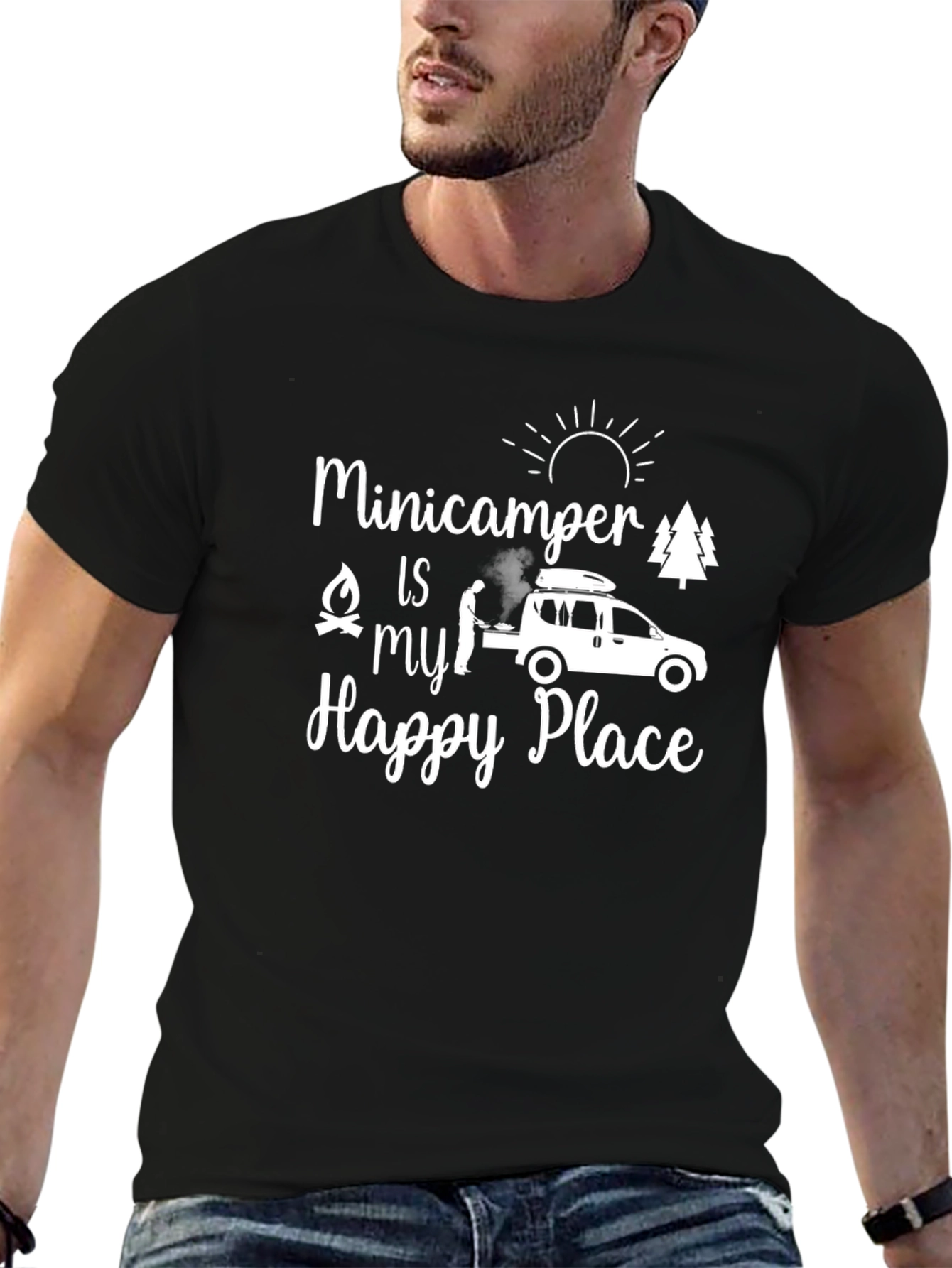 Minicamper Happy Place Graphic Tee