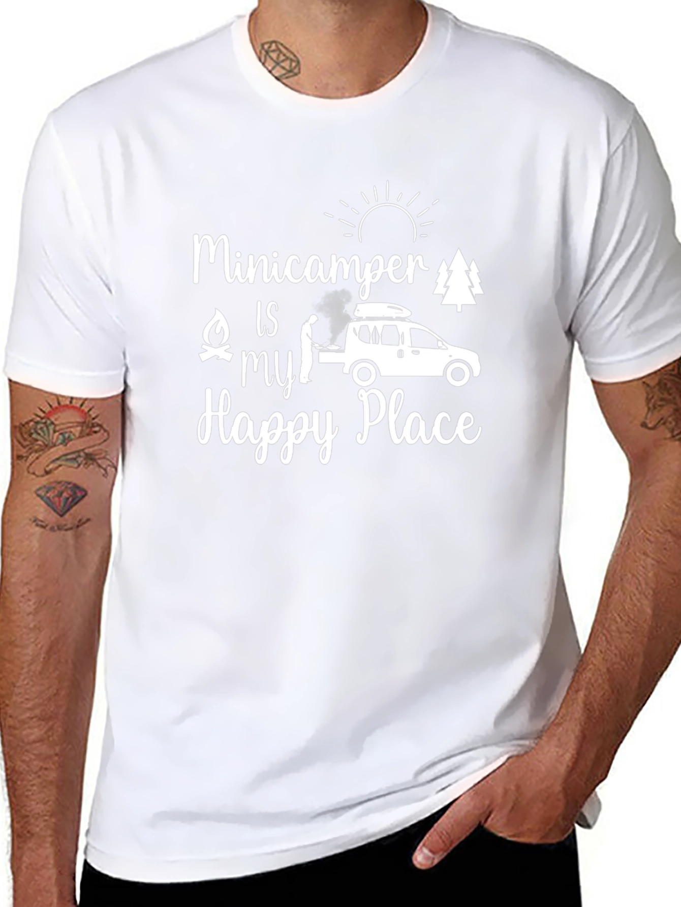 Minicamper Happy Place Graphic Tee