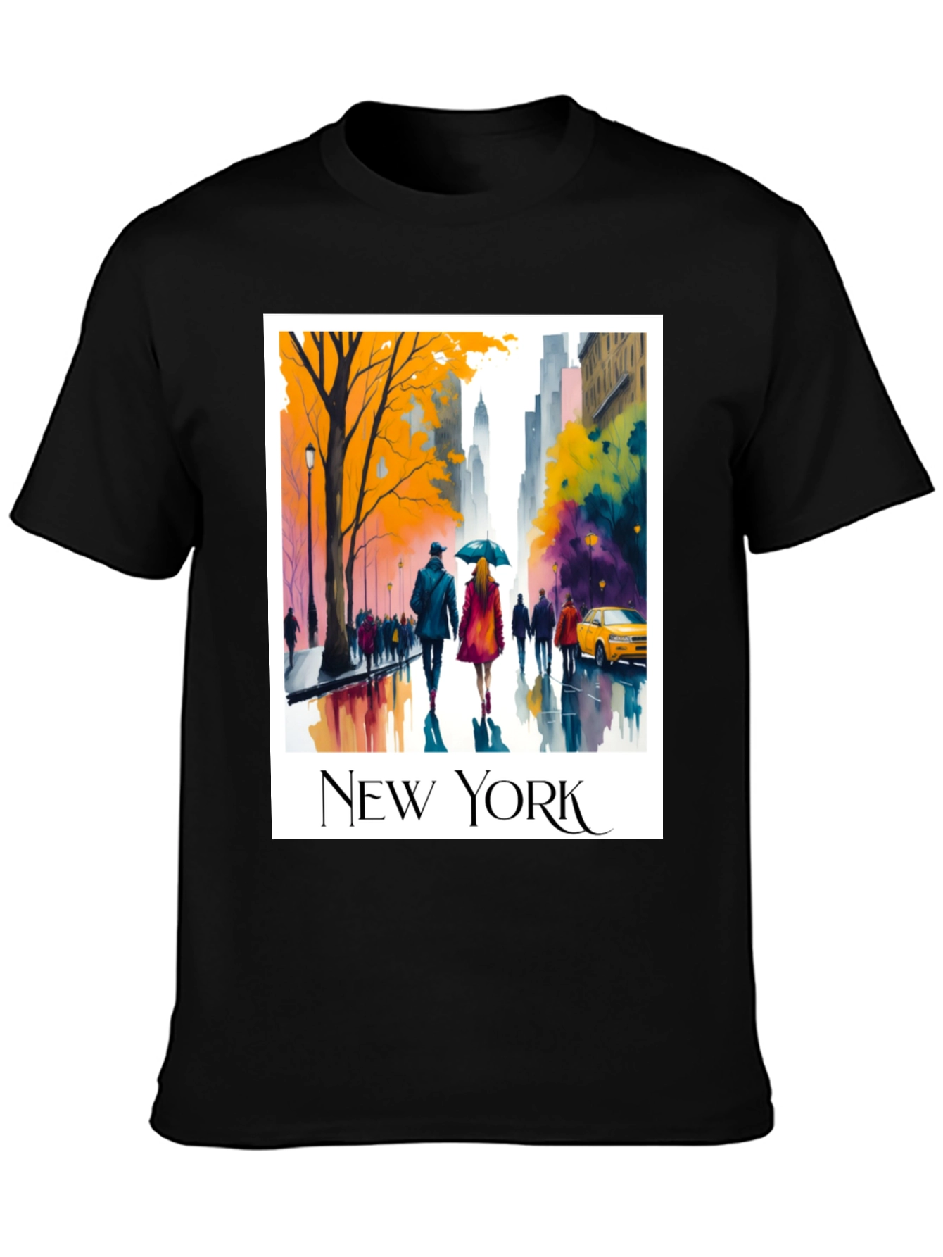 New York Cityscape Graphic T-Shirt