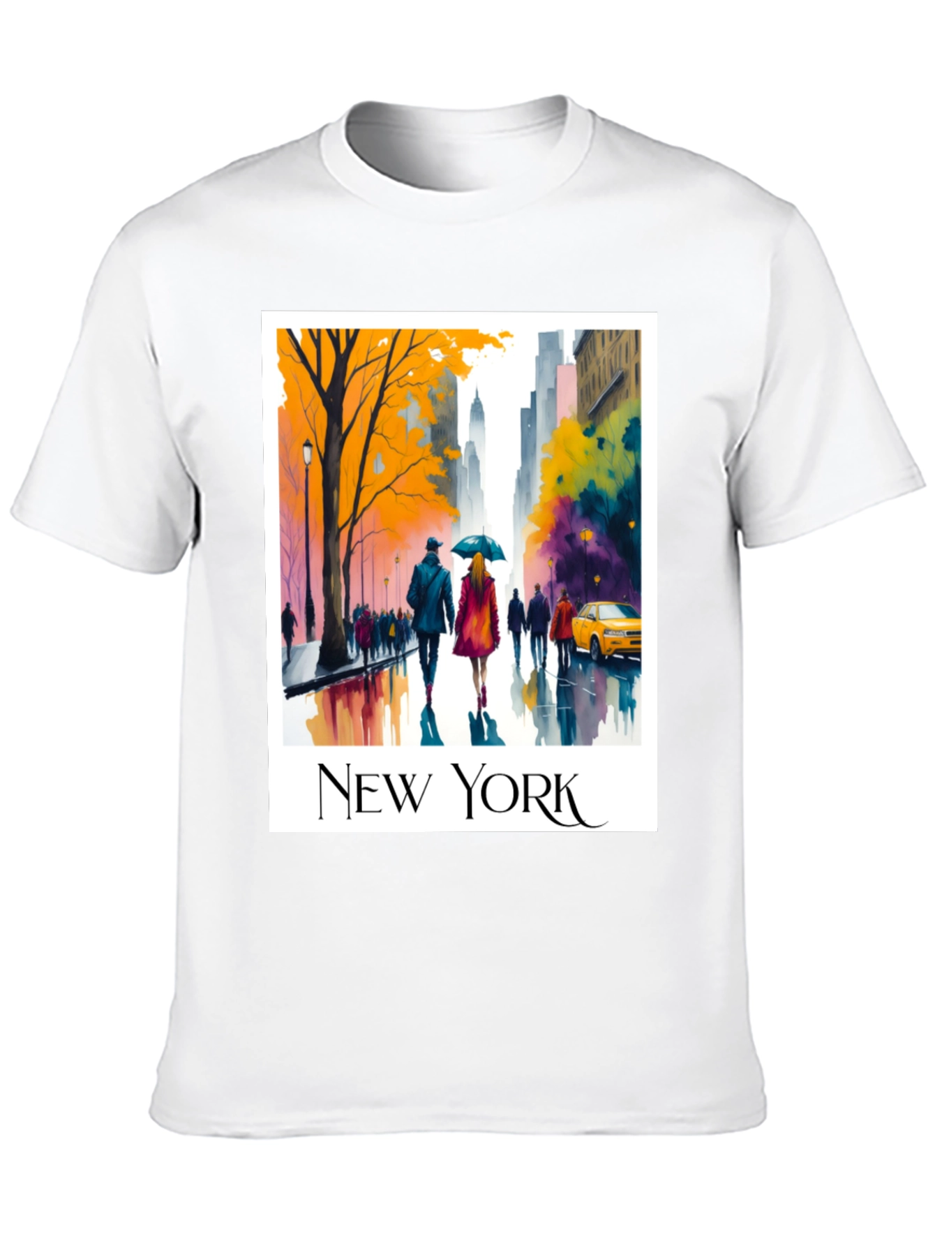New York Cityscape Graphic T-Shirt