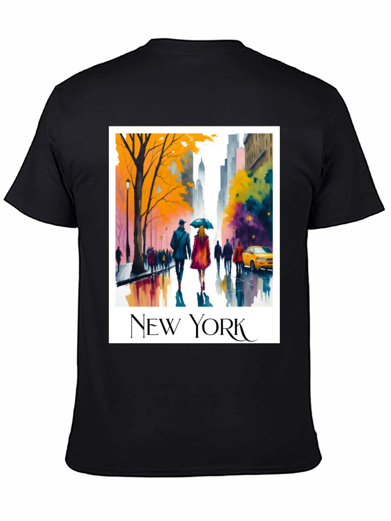 New York Cityscape Graphic T-Shirt