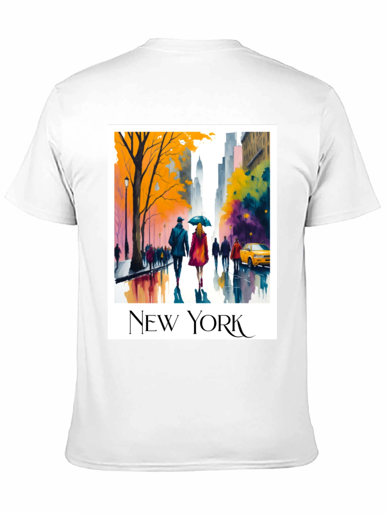 New York Cityscape Graphic T-Shirt