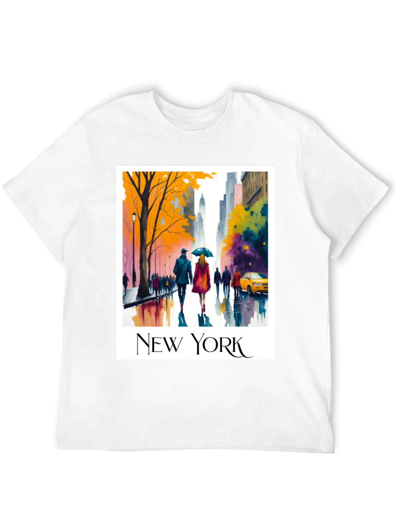 New York Cityscape Graphic T-Shirt