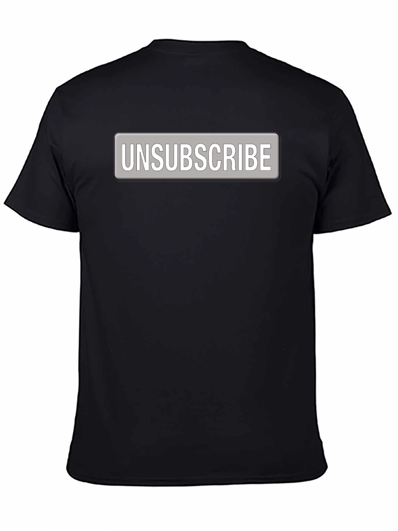 Unsubscribe Button Graphic Tee - Bold Statement Shirt