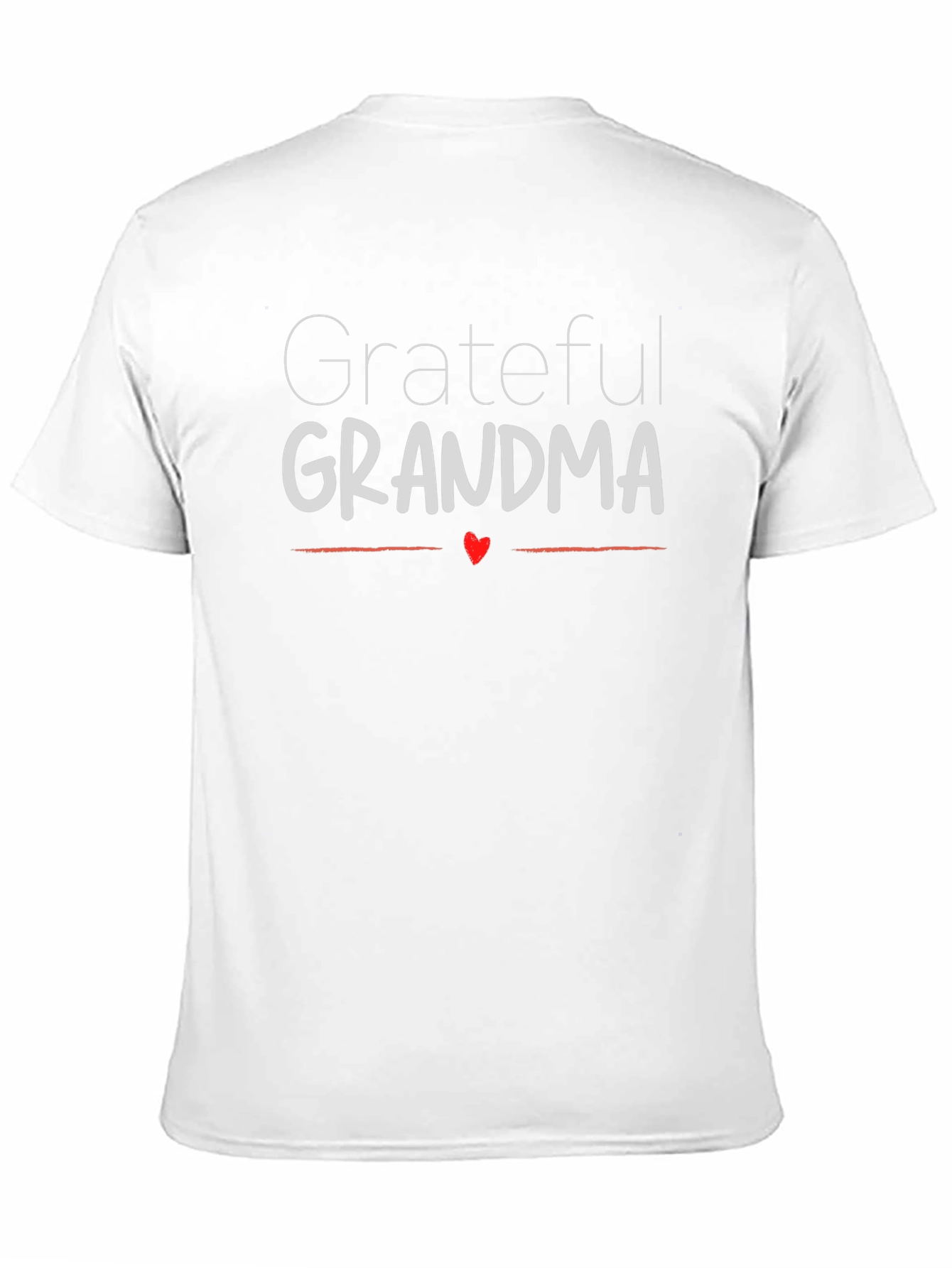 Grateful Grandma Graphic Tee - Black Crew Neck