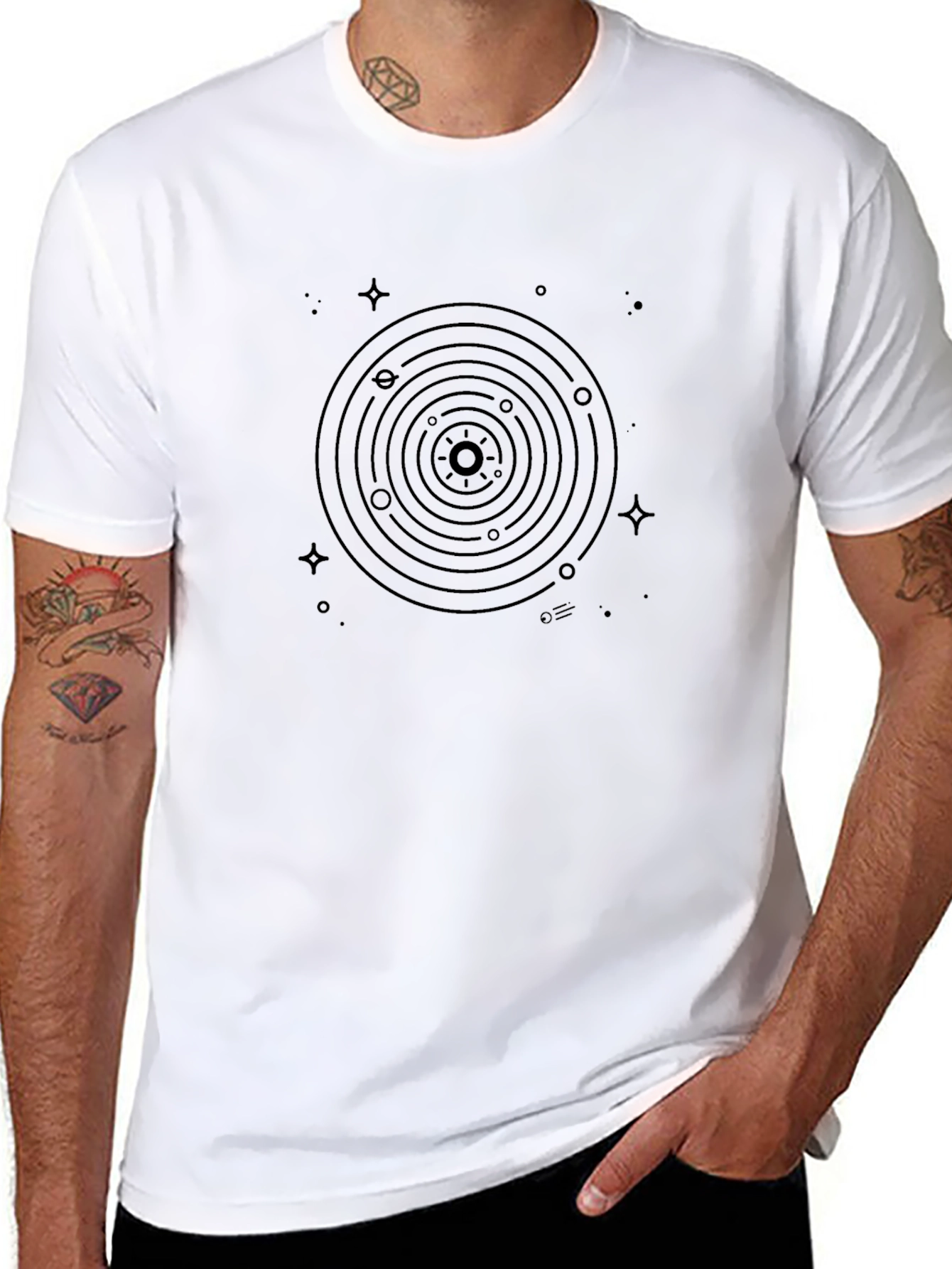 Solar System Graphic T-Shirt - Astronomy Tee