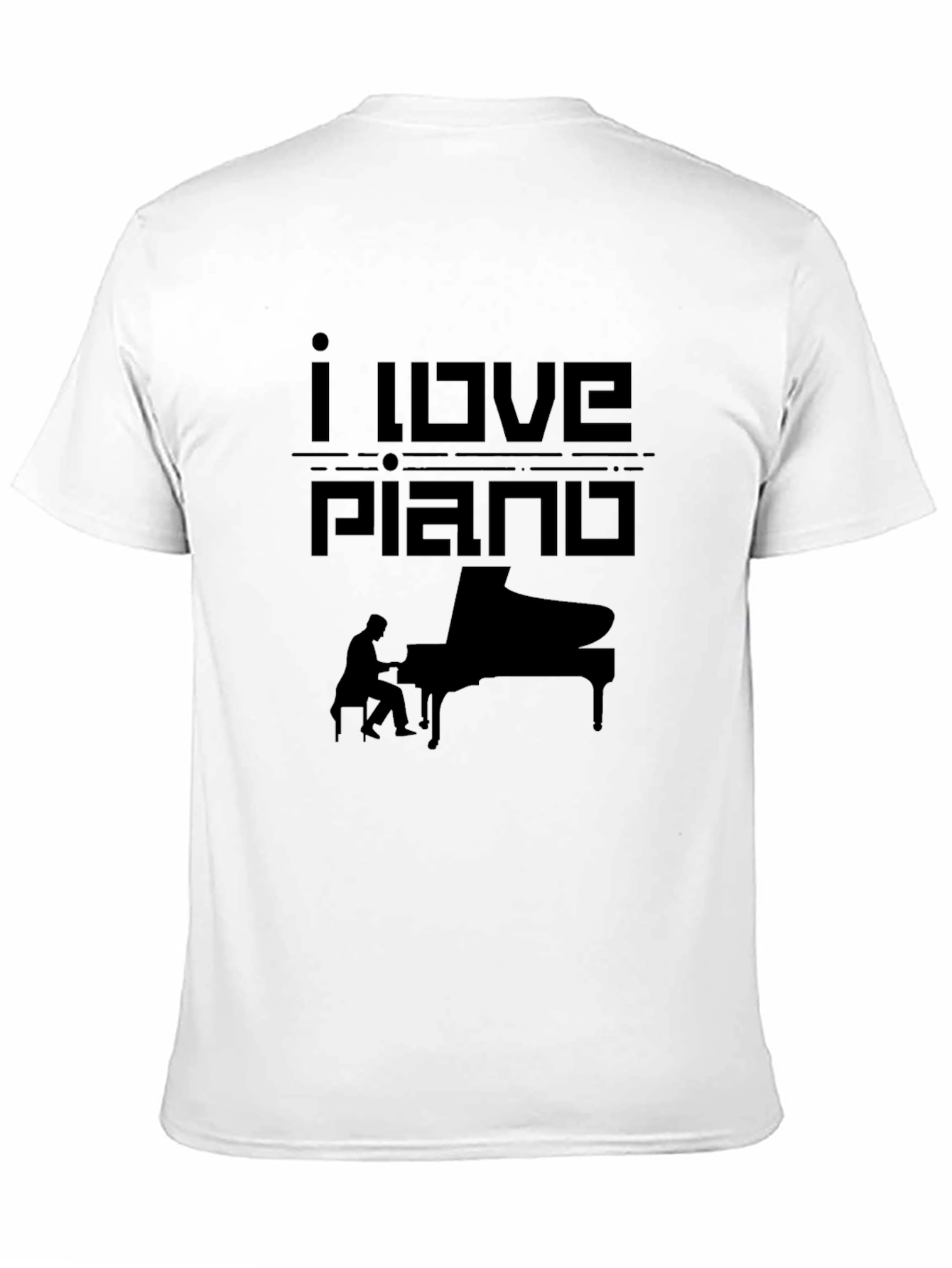 I Love Piano Graphic Tee
