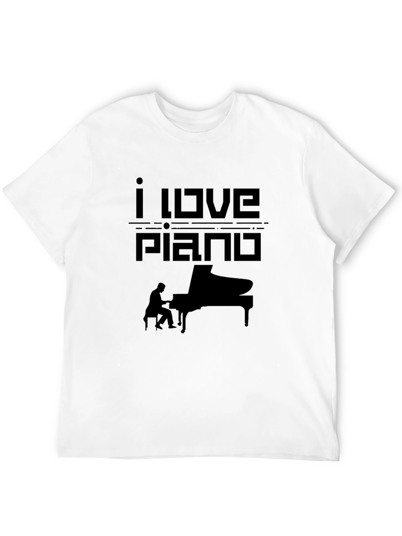 I Love Piano Graphic Tee