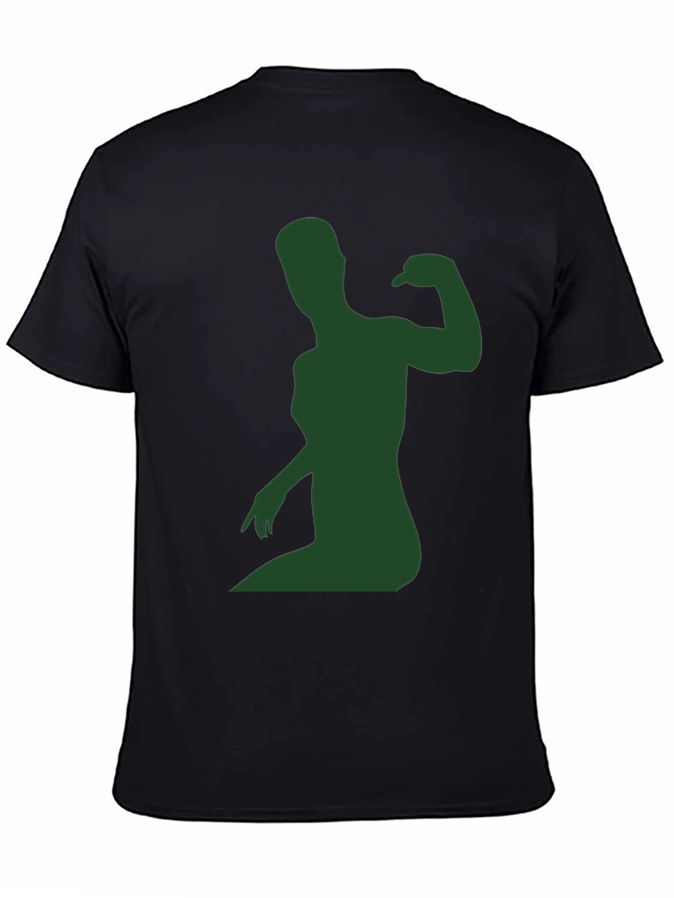 Muscle Woman Silhouette Graphic Tee