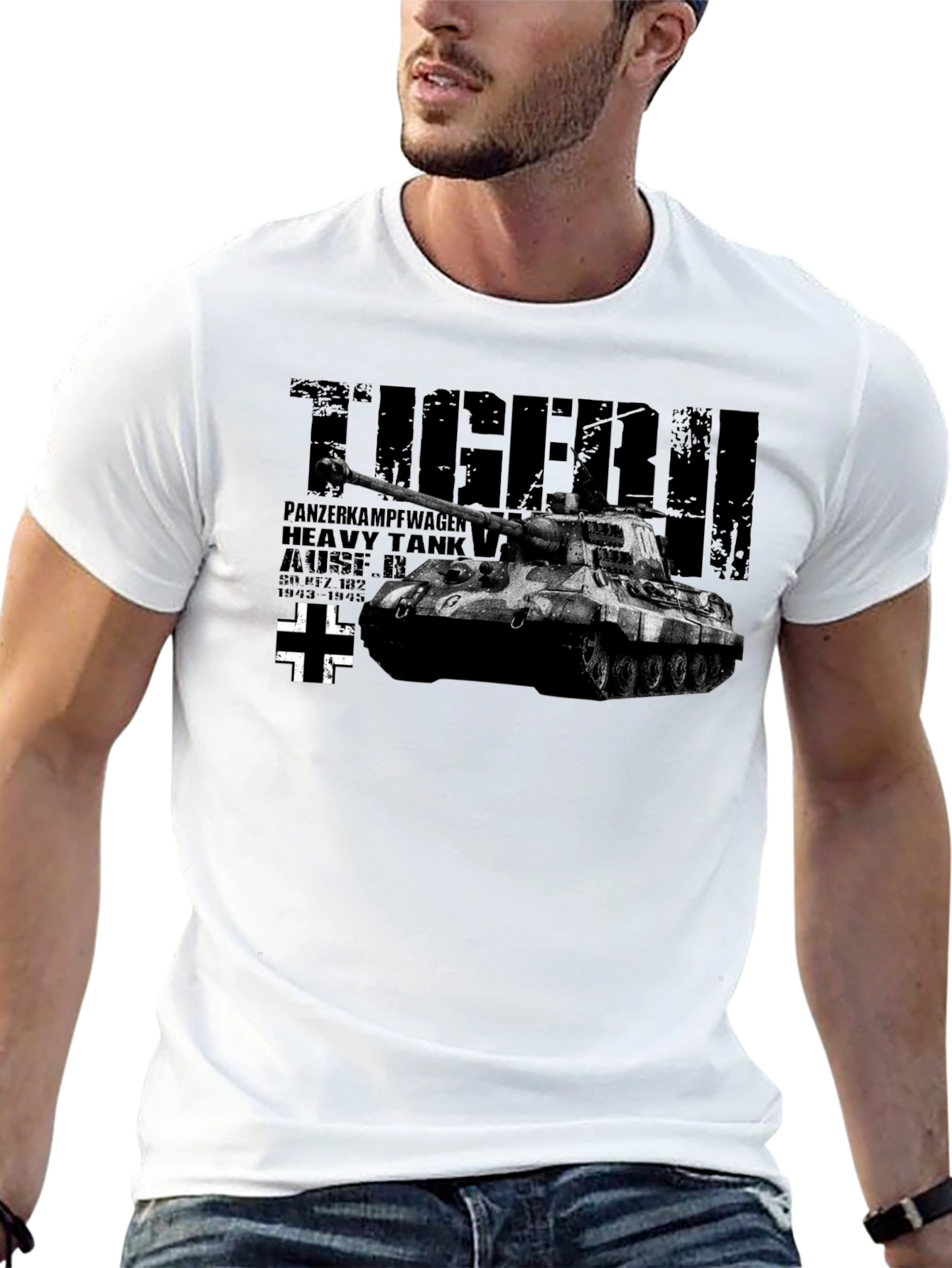 Tiger II Tank Graphic T-Shirt