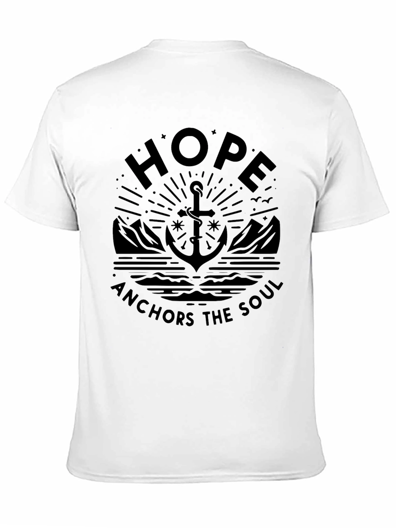 Hope Anchors the Soul Graphic T-Shirt