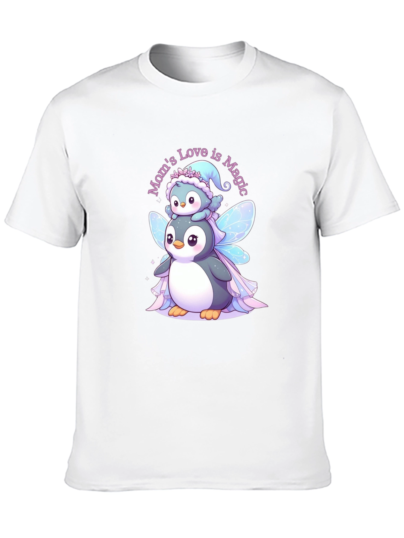 Moms Love is Magic Penguin T-Shirt